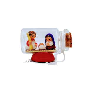 Presepe in Bottiglietta 3 figure cm 4