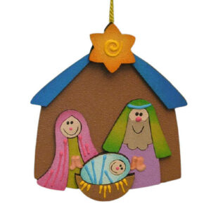 Presepe capanna cm 10x10