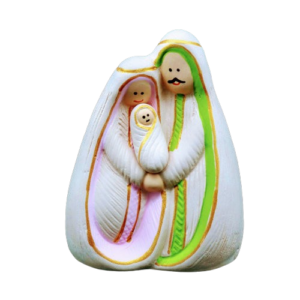 Presepe monoblocco rosa verde