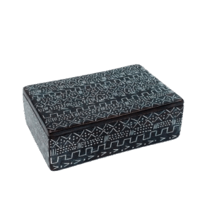 Scatola rett  Mali black L.cm15