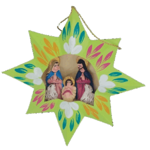 Retablo stella verde limone cm 3.5x11.5