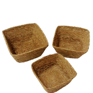 Set 3 Cestini SG quadrangolari -  L cm18/14/12