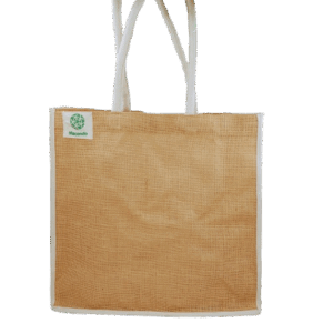Borsa shopper iuta laminata cm42x40x14